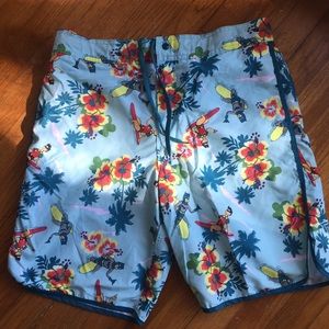 Men’s large DC Comics swim trunks